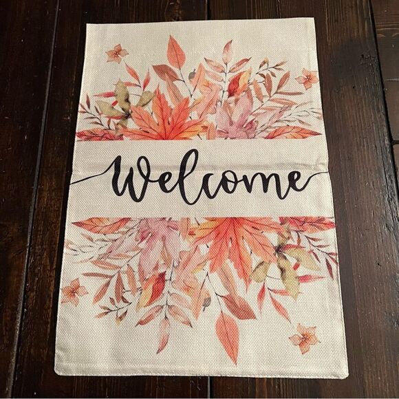 “Welcome” Flag/Wall Decor (New) - Picture 1 of 2